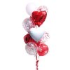 Фото товара 3 фольговані кульки у формі серця в Ужгороде