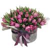 Фото товара 201 тюльпан (два цвета) в коробке в Ужгороде
