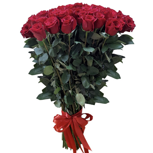 Фото товара 51 троянда "Фрідом" метрова в Ужгороде