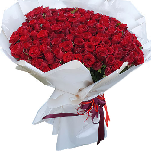 Фото товара 201 красная роза в Ужгороде
